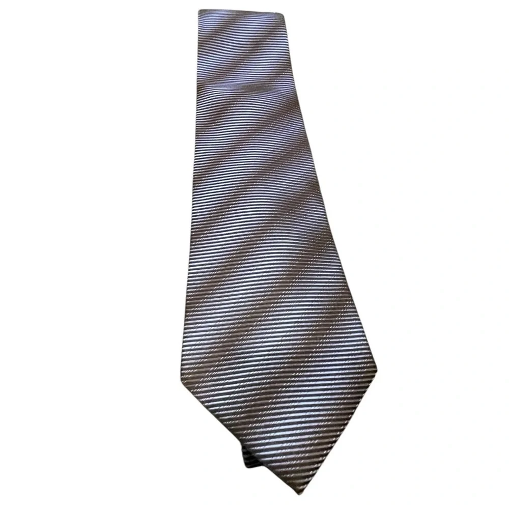 👔🆕JL LANCETTI Striped Men's Tie in Blue & Black diagonal stripe. Such a cool tie